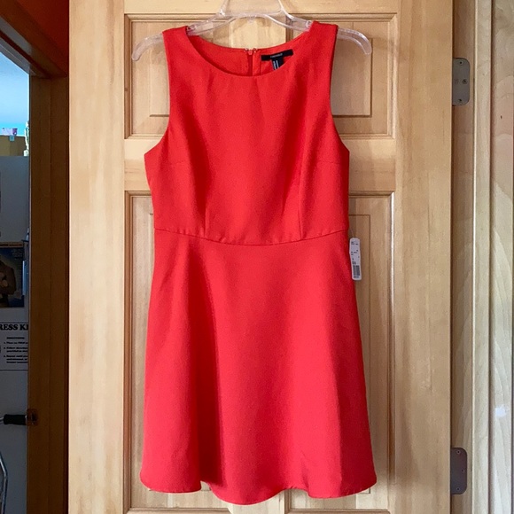 🧡NWT Forever 21 Blood Orange Dress - Picture 1 of 7